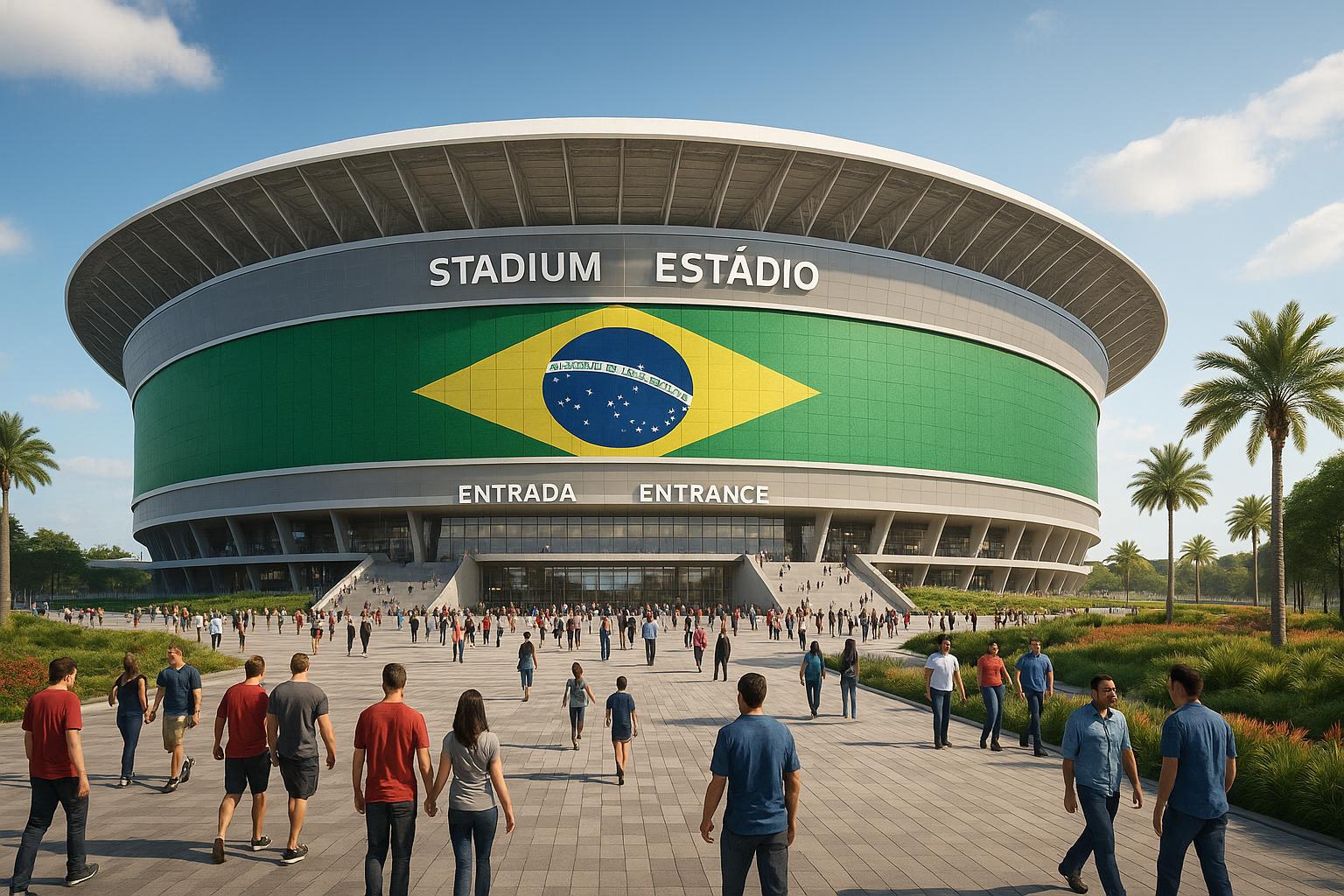 ESTÁDIO DE FUTEBOL DE ÚLTIMA GERAÇÃO