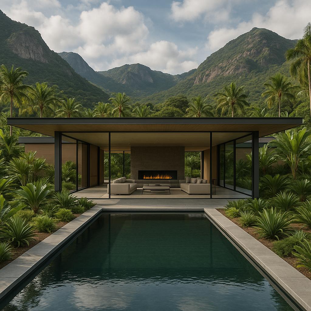 RESIDÊNCIA CONTEMPORÂNEA COM DESIGN MINIMALISTA