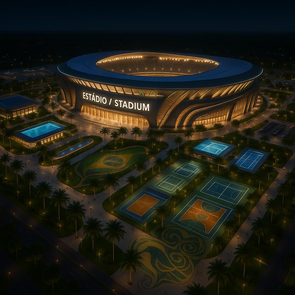 ESTÁDIO DE FUTEBOL DE ÚLTIMA GERAÇÃO