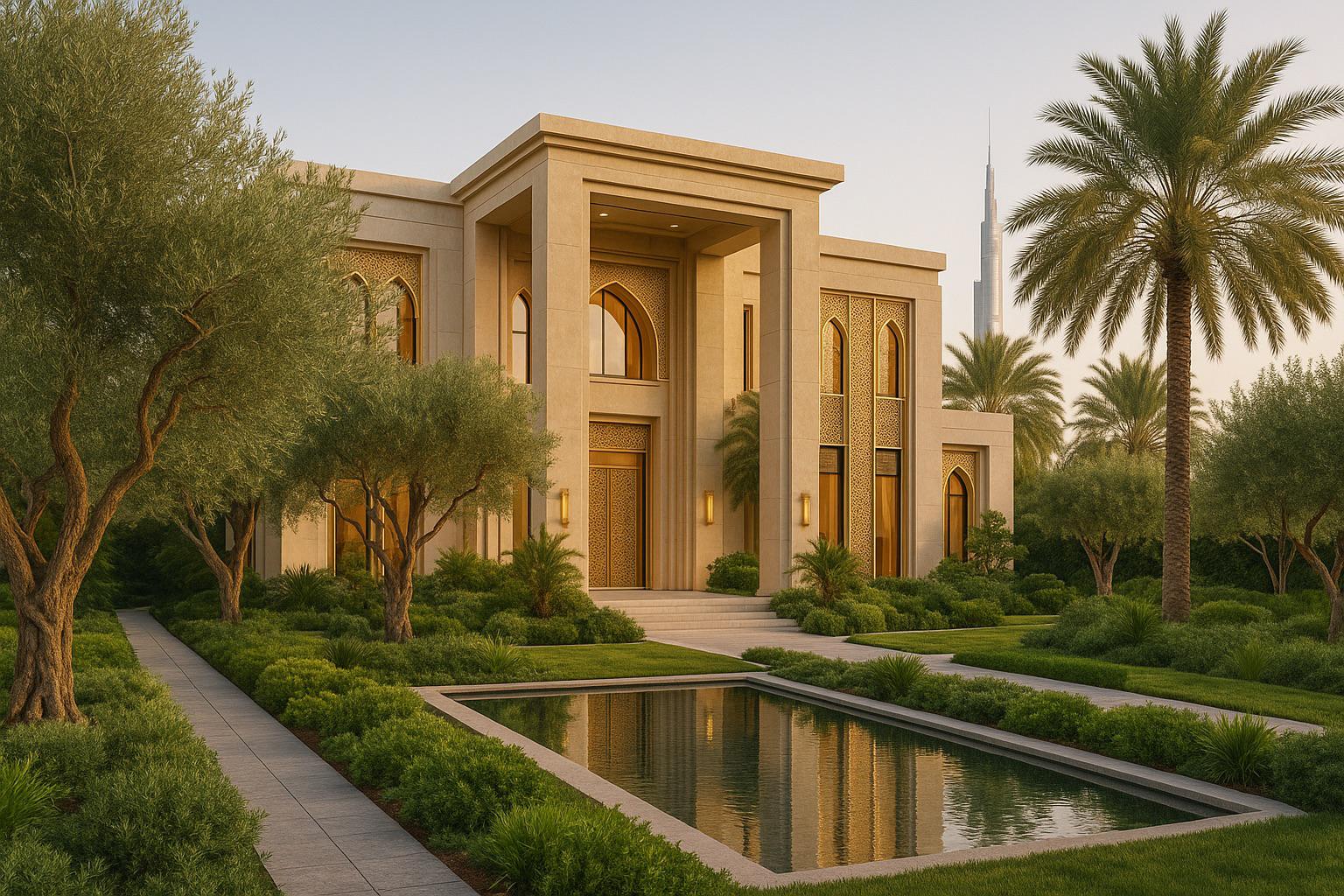 OBRA RESIDENCIAL DE LUXO – ESTILO ÁRABE CONTEMPORÂNEO